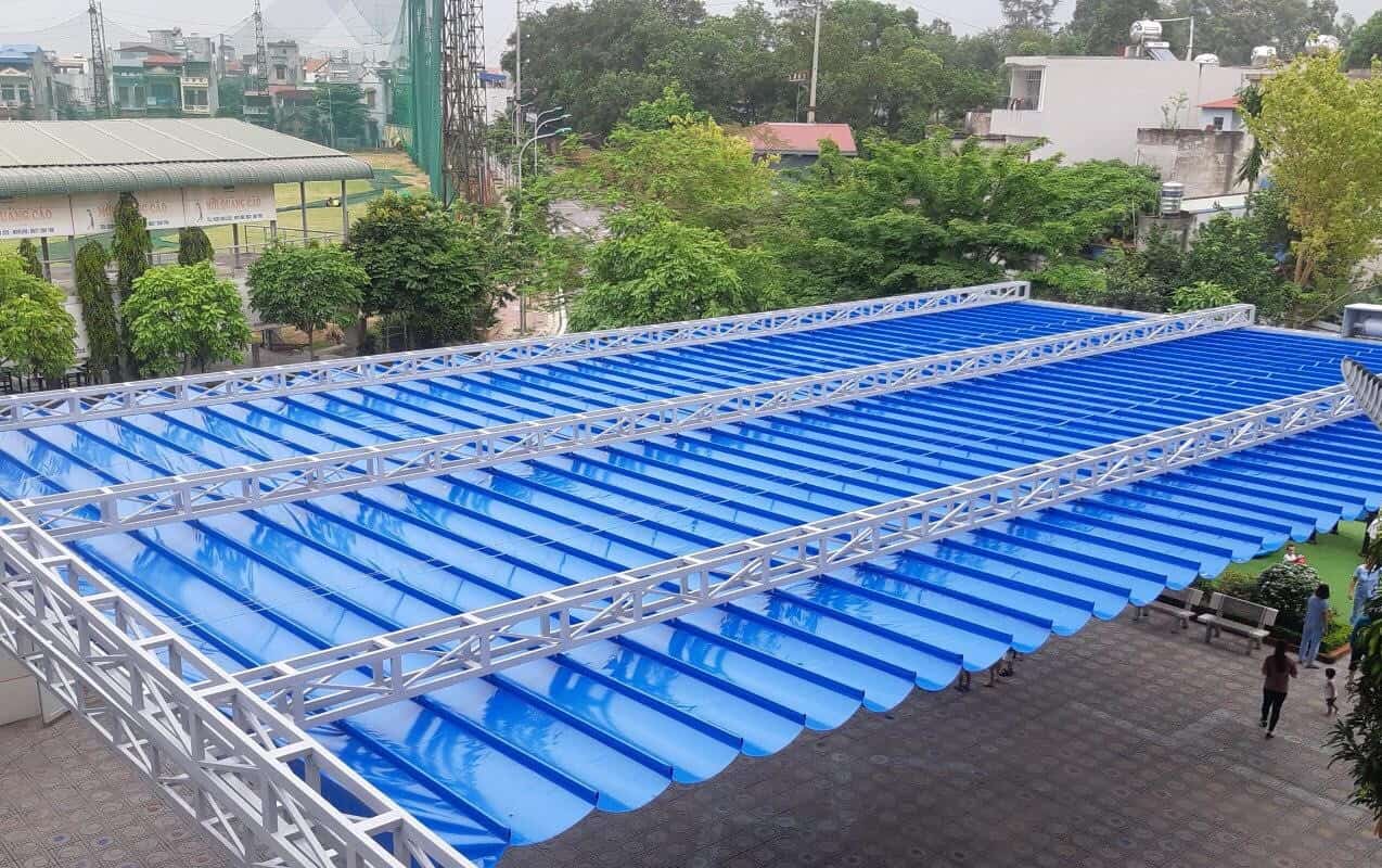Thi công bạt kéo Thi công bạt kéo