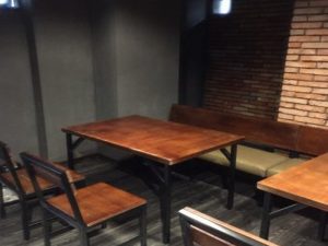Bàn ghế gỗ quán cafe 17 – BGG17