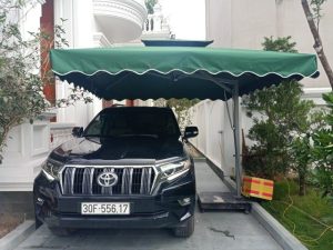Ô che nắng ô tô màu xanh lá cây