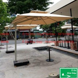 Dù lệch tâm vuông 3m không có rèm