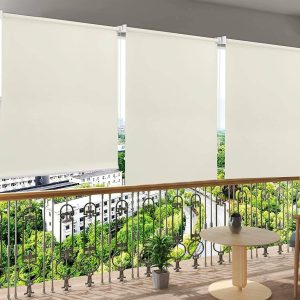 Bạt thả tự cuốn che nắng cho ban công