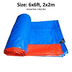 Bạt xanh cam khổ 2m dạng cuộn
