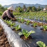 Màng phủ nông nghiệp đục lỗ sẵn: Cách chọn khoảng cách và sử dụng