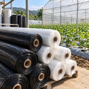Màng phủ nông nghiệp giá rẻ trải trên luống rau