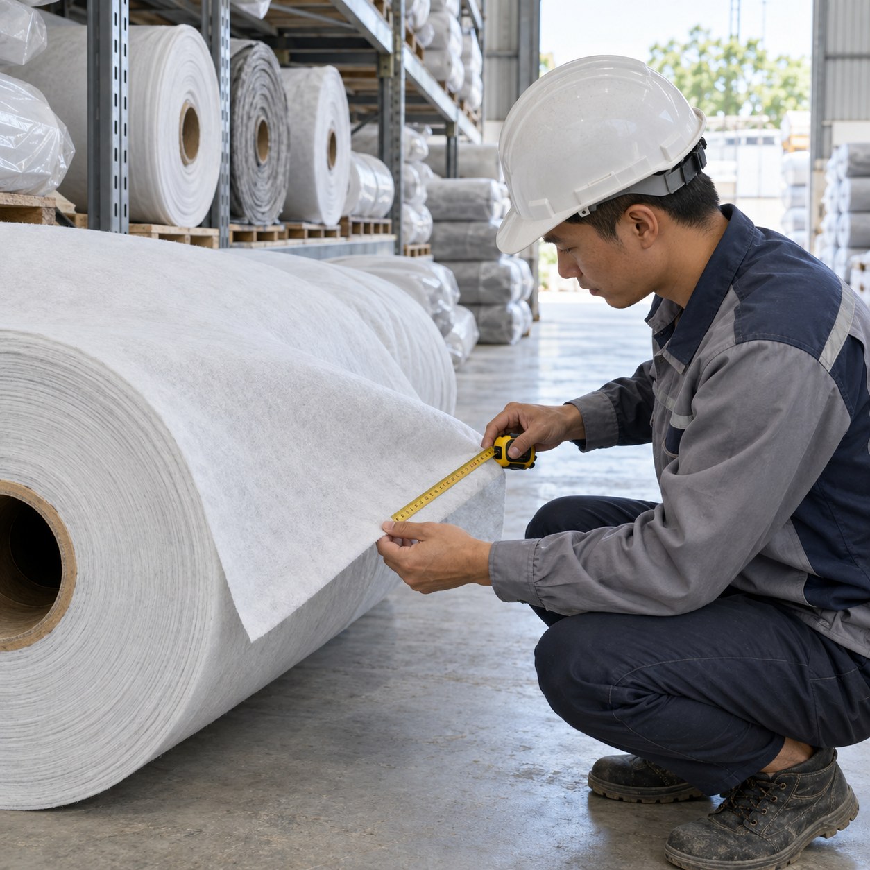 Giá vải địa kỹ thuật TS30 Báo giá vải địa kỹ thuật TS30 theo quy cách cuộn