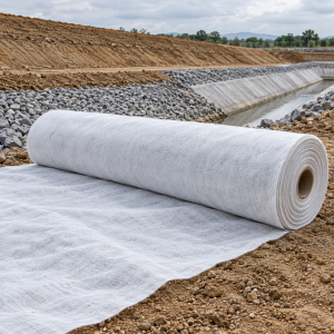 Cuộn vải địa kỹ thuật TS dùng trong công trình xây dựng