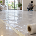 Bạt trải sàn: Cách dùng khi đổ bê tông và bảo vệ sàn nhà
