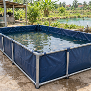 Bể bạt may sẵn cần đối chiếu kích thước và phụ kiện